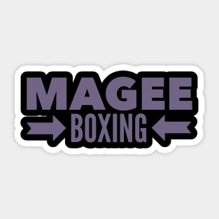 Magee Boxing Sticker